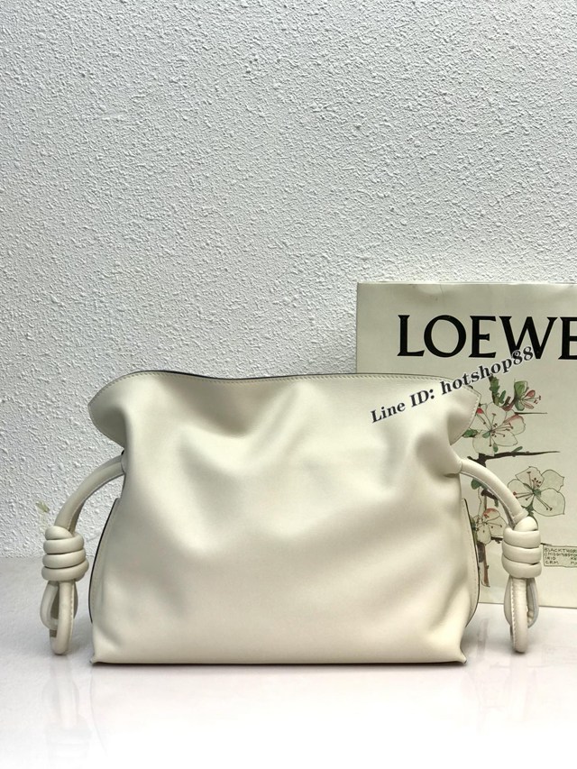 Loewe專櫃2022新款小牛皮肩背女包 羅意威Flamenco clutch系列升級版福袋大號 10856 lyw1210